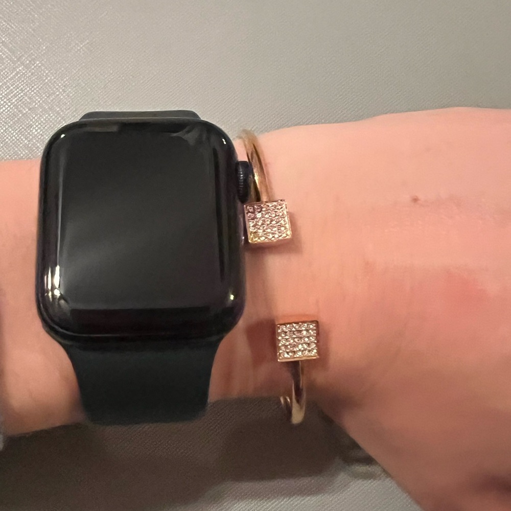 Rose Gold Fossil Cuff